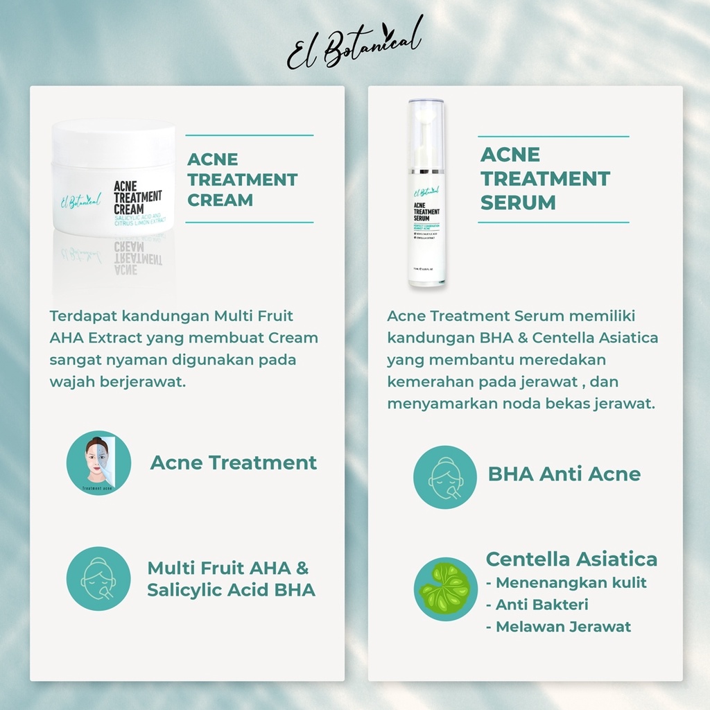 El Botanical Paket Acne Treatment