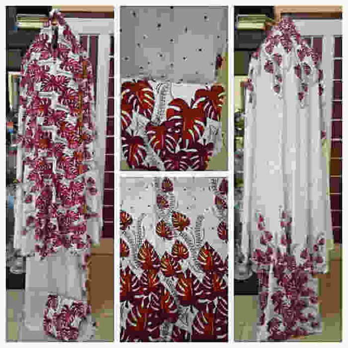Termurah !!! Azurra Shop Mukena Daun Marun Ungu Dan Biru + Tas Mekenah Dewasa Fashion Muslim Murah