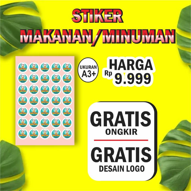 

STIKER MAKANAN/MINUMAN LEMBARAN