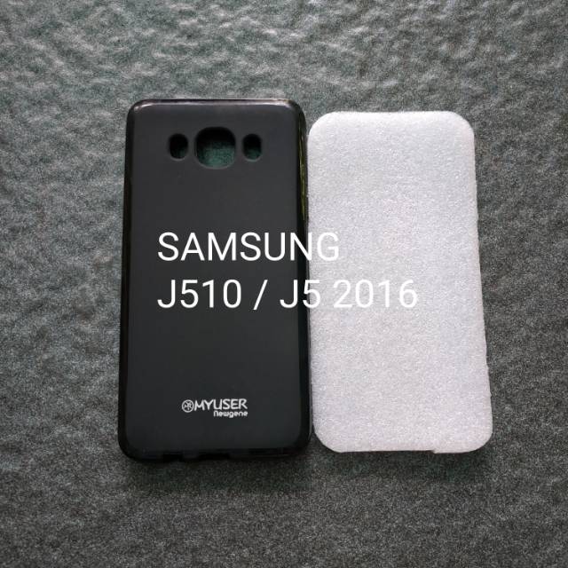 samsung j510 / j5 2016 Silikon karet hitam soft case mantap murah meriah