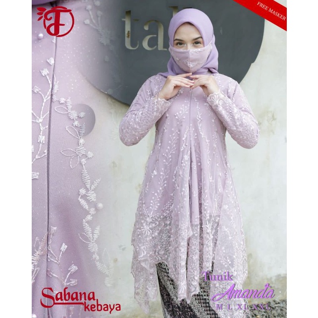 KEBAYA ORIGINAL//KEBAYA MODERN//TUNIK AMANDA//Kode SK