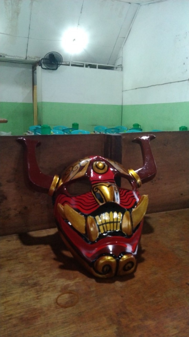 Free Fire Oni Kitsune Sakura Skin Game Mask Topeng Kayu Cosplay Anime Jepang Shopee Indonesia