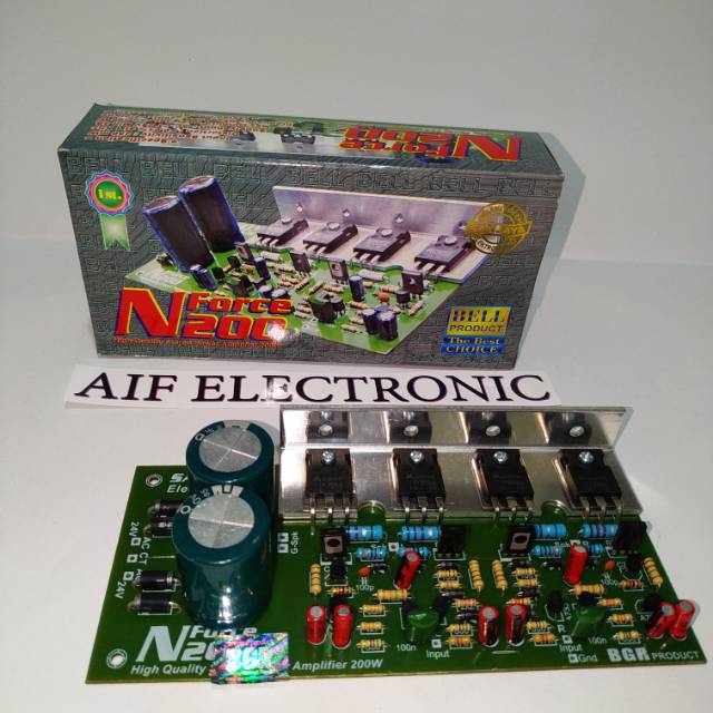Kit Power Amplifier 200W plus Power Suply NForce 200 stereo