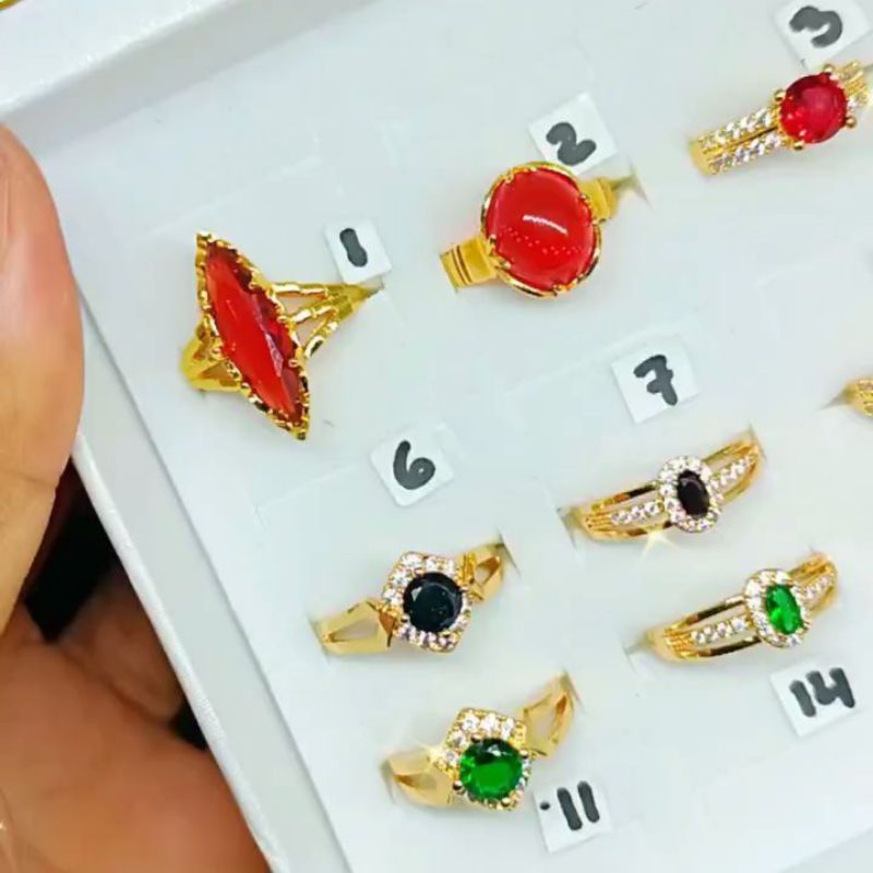 Cincin mata mewah,tidak gampang luntur