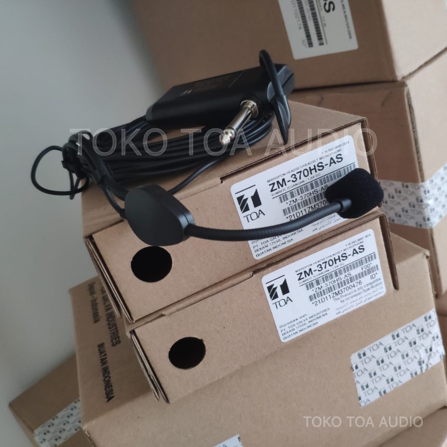 Jual Microphone Mic Toa headset ZM370 ZM 370 Shopee Indonesia