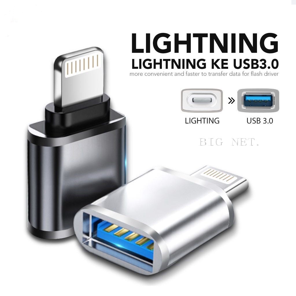 OTG iPhone Lightning To USB 3.0 Converter Adapter/ OTG iPhone