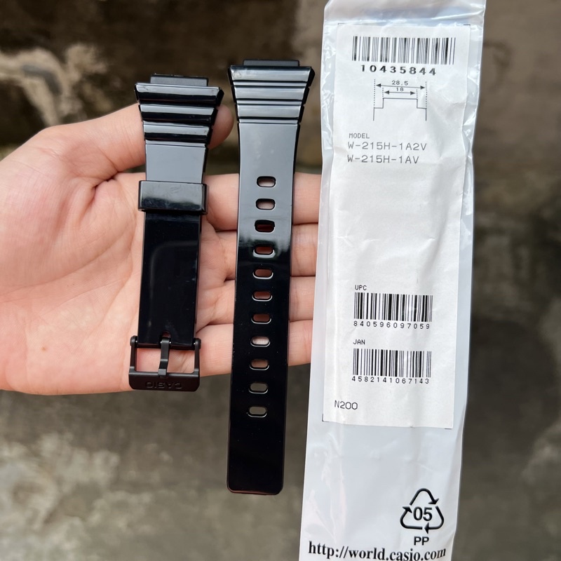 Strap tali jam tangan casio original W-215H 1A band W 215H