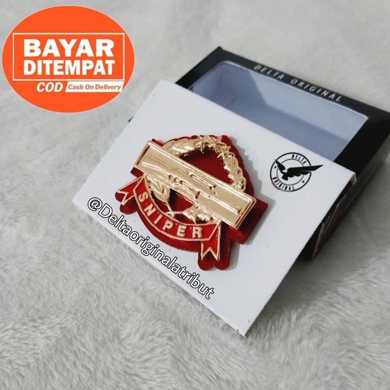 Brivet/Pin/Wing Sniper Polri