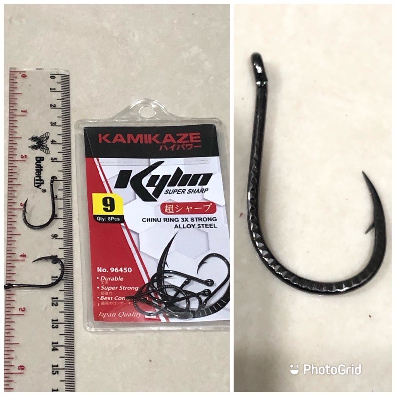 Kail Pancing Super Sharp Kamikaze Kylin Chinu Ring 3X Strong / Daimaru Batik