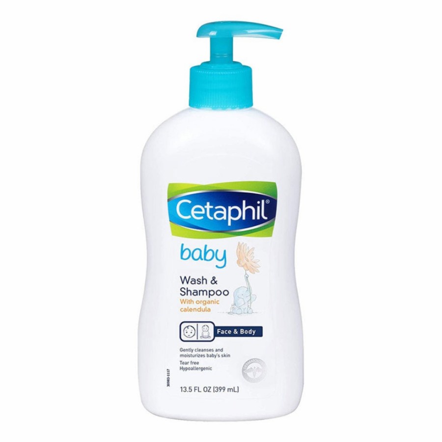 CETAPHIL BABY GENTLE WASH &amp; SHAMPOO WITH ORGANIC CALENDULA 400ML / SABUN MANDI BAYI
