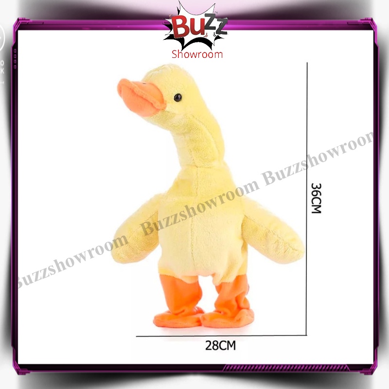 Walking Singing Duck Mainan Anak Boneka Bebek Meniru Suara Berjalan Bernyanyi