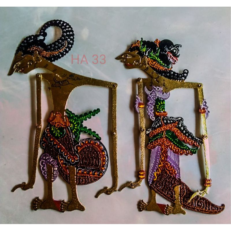 wayang hias, mahar nikah Arjuna Srikandi