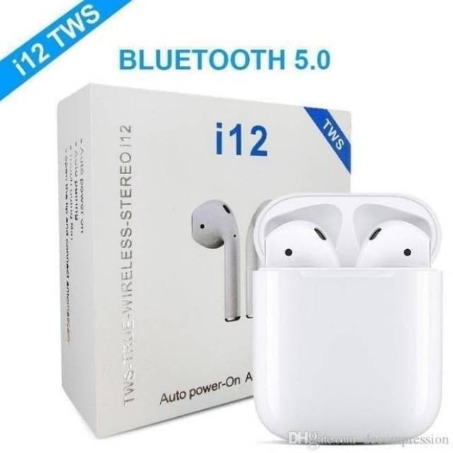 HANDSFREE BLUETOOTH i12 TWS DOUBLE - dual Handsat Sport Willes