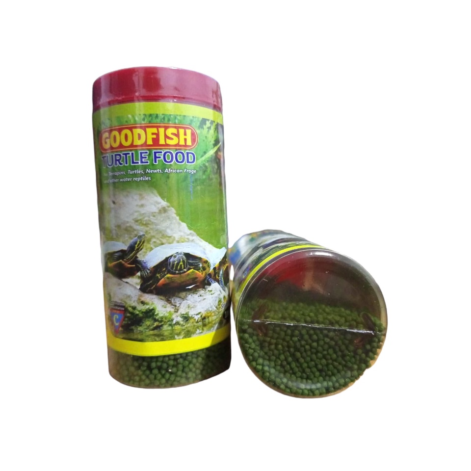 MAKANAN KURA KURA GOODFISH TURTLE FOOD 50 gram ukuran 1mm makanan anak kura kura