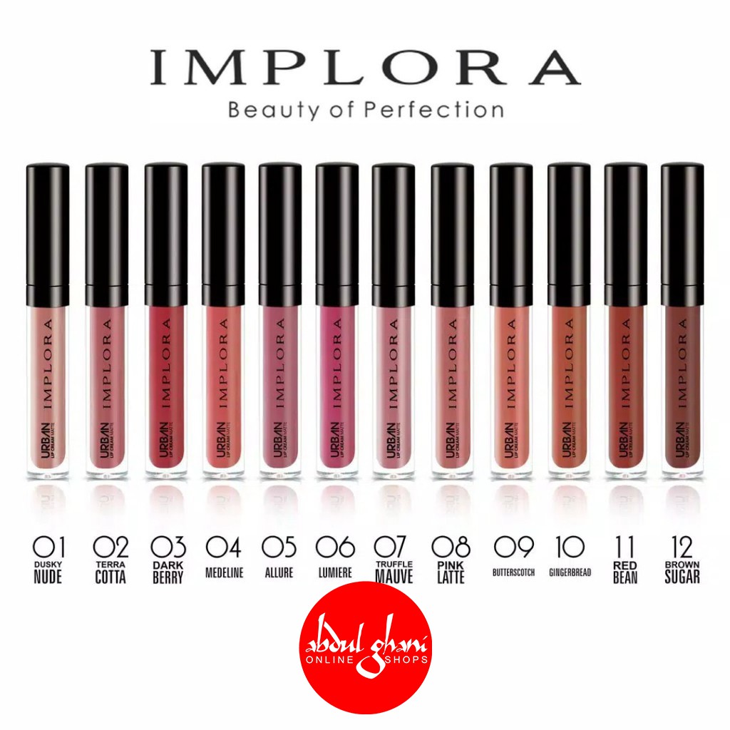 IMPLORA Urban Lip Cream Matte Original BPOM - Lipcream