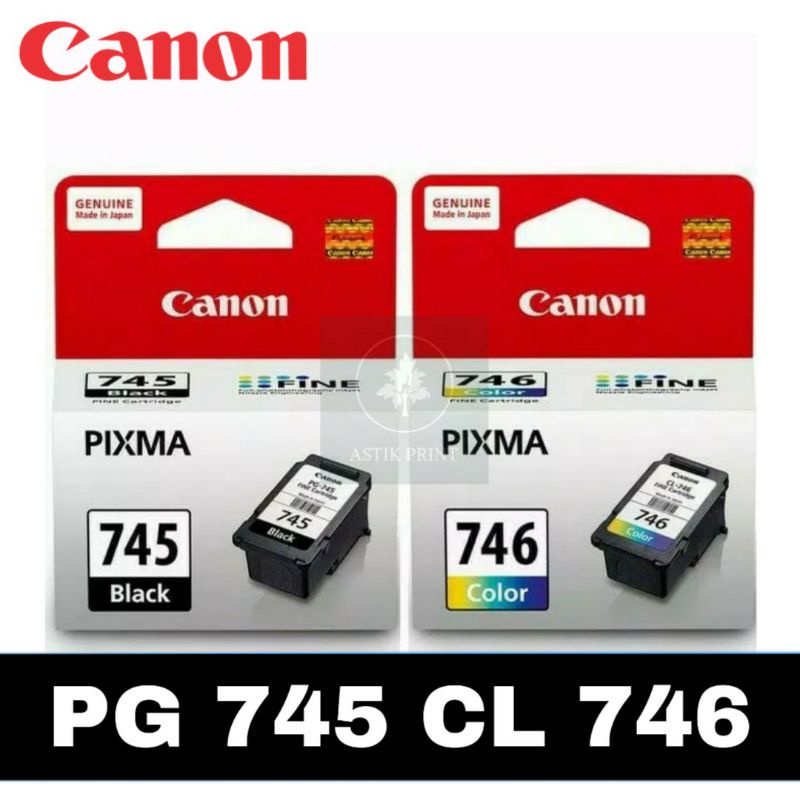 tinta cartridge printer Canon PG 745 + Cl 746