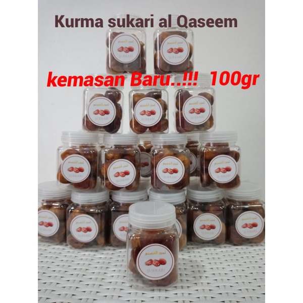 

kurma sukari al Qaseem kemasan baru..!! 100gram