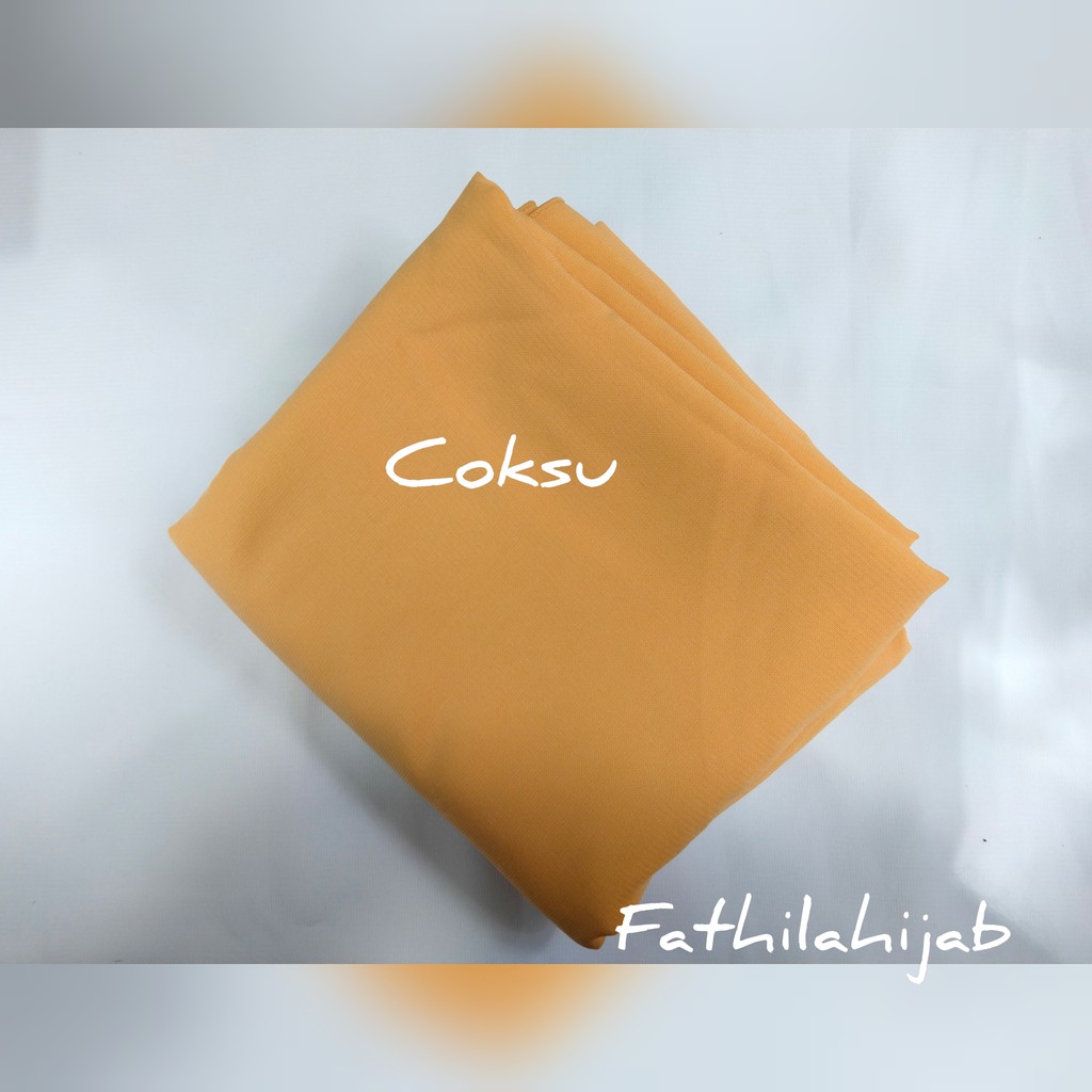 SEGI EMPAT BAHAN WOLFIS GRADE A 58 PREMIUM  IMPORT SYARI / JILBAB SYARI PESTA / JILBAB SERAGAM-COKSU