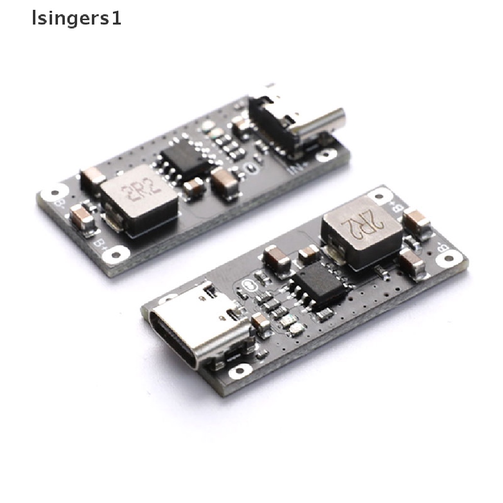 (lsingers1) Modul Board Charger Baterai Lithium Li-ion 18650 USB Tipe-C 5V 3A 3.7V