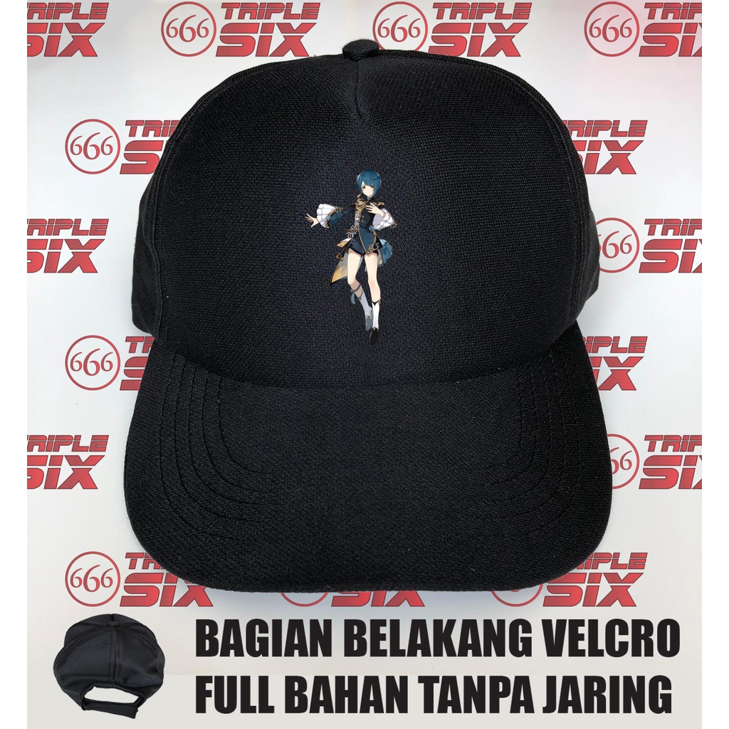 Topi baseball Velcro Gaming Genshin Impact Xiangqi