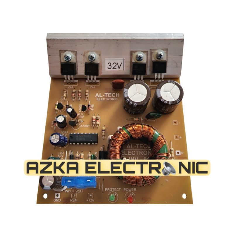 Kit Inverter 12V DC To 32V DC CT 7A