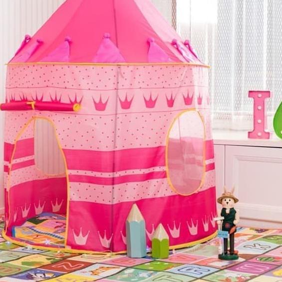 ♝ Mainan Anak Tenda Rumah Kerucut Istana Castle Jumbo Usia Umur 1 2 3 4 5 6 Tahun Edukasi Kado Ulang
