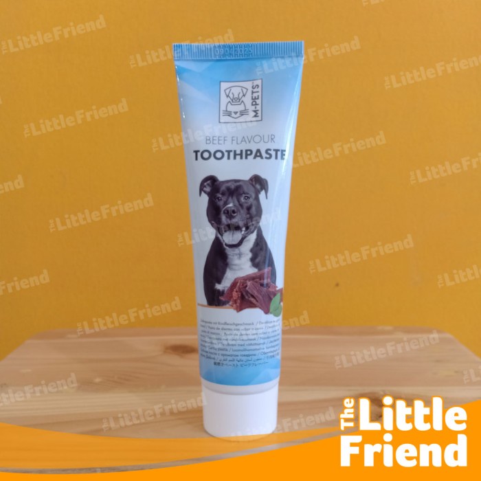 Bioline Toothpaste Odol Pasta Gigi Anjing BEEF M-PETS Dental Care 100g