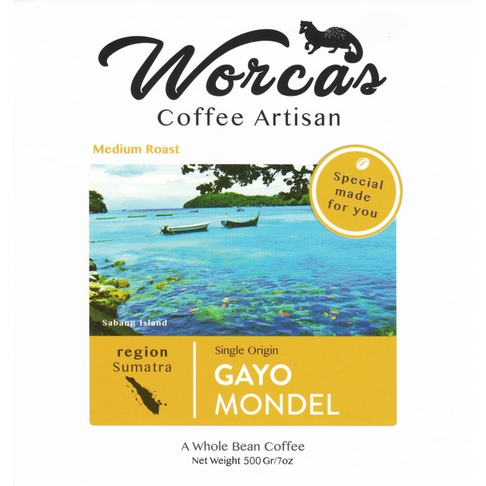 

r0eree Kopi Arabica Aceh Gayo 500 Gram Medium Roast (Biji/Bubuk) - Kopi Biji Ds20X11