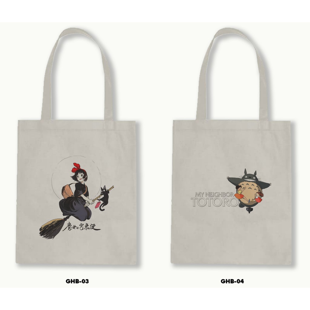 TOTE BAG BLACU - STUDIO GHIBLI