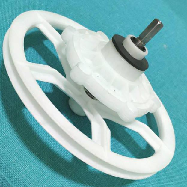 ✨ BISA COD✨ SATU SET GEAR BOX AS + PULLY MESIN CUCI SANYO - AQUA 2 TABUNG SW-700XT SW-730XT SW-