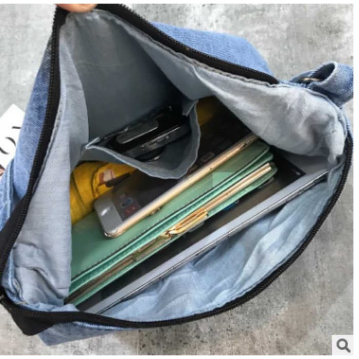 AN Tas Murah   Tas Wanita   Tas Selempang   Biru Muda Berkualitas Baik