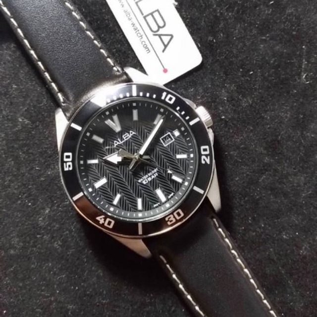 ALBA AG8J43 Active Black Leather ORIGINAL