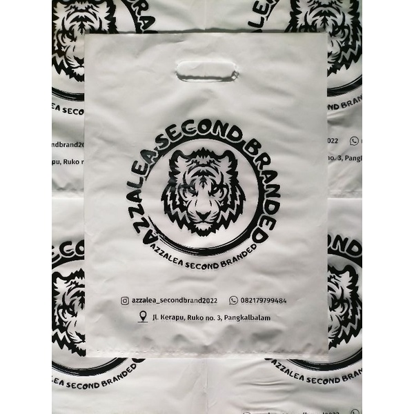 

plastik distro plong 20x30cm, custom sablon 1 warna (min order 100pcs)