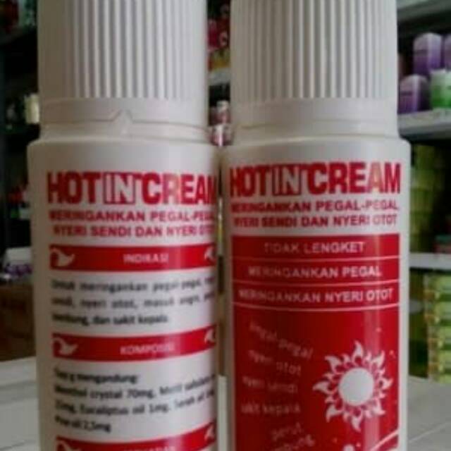 Hot in cream botol 60gram