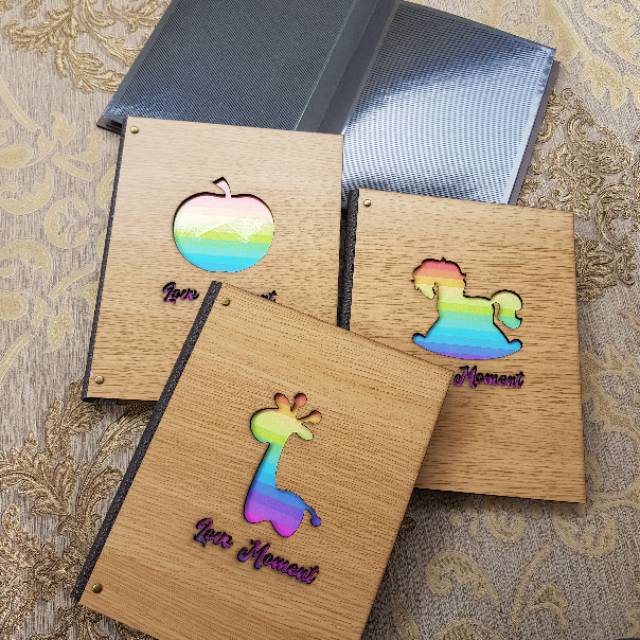 Album Foto Cute Rainbow Magnetik