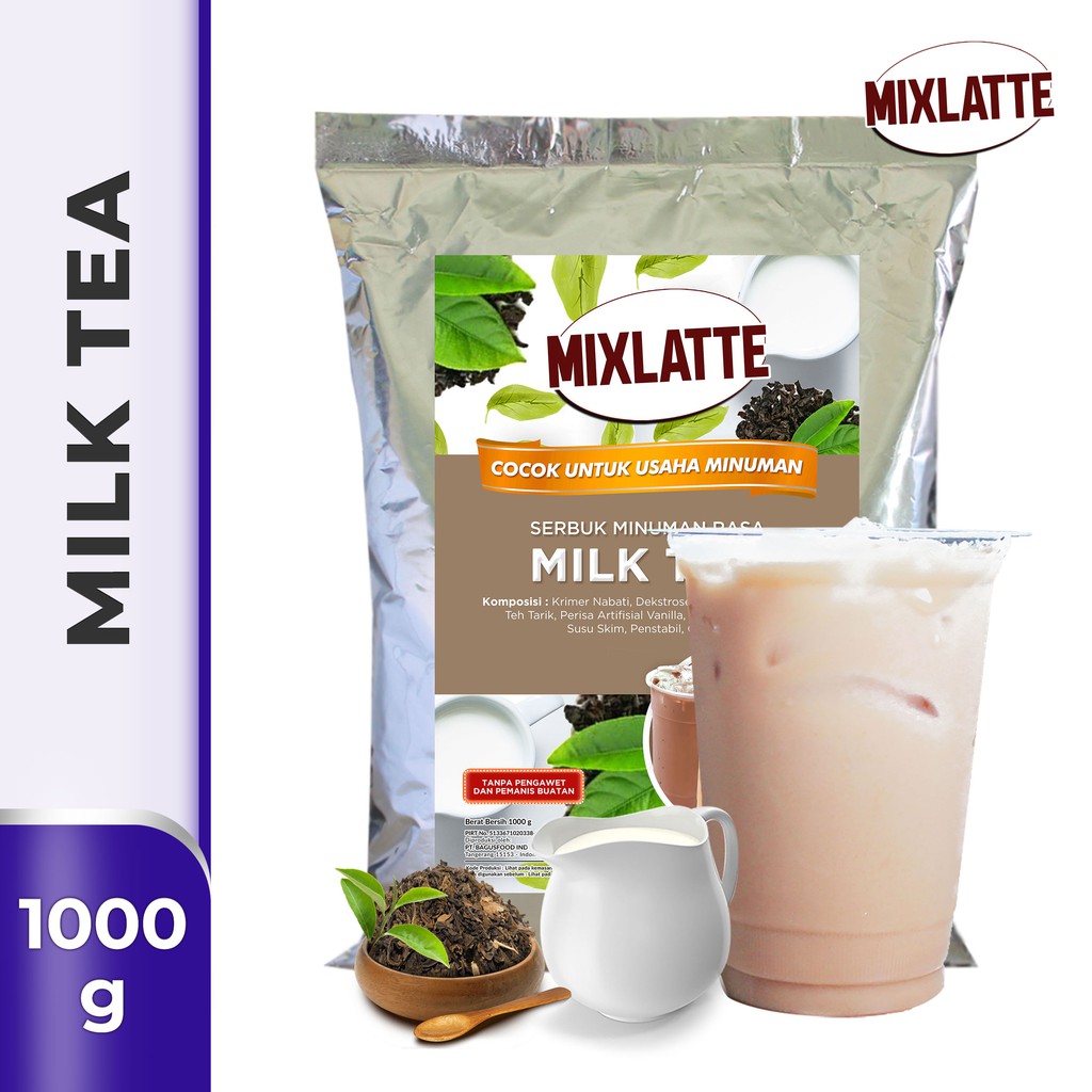 

Powder Drink Bubuk Minuman Rasa MILK TEA MIXLATTE 1Kg