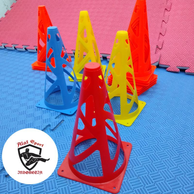CONE KERUCUT/KUN KERUCUT/CONE CORONG RAPAT LENTUR OLAHRAGA BOLA BASKET VOLI