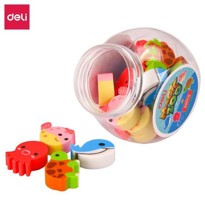

Deli Penghapus Desain 4 Hewan lucu dan menarik dalam tabung EH03206