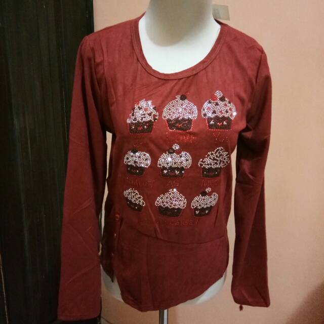 kaos wanita suede import