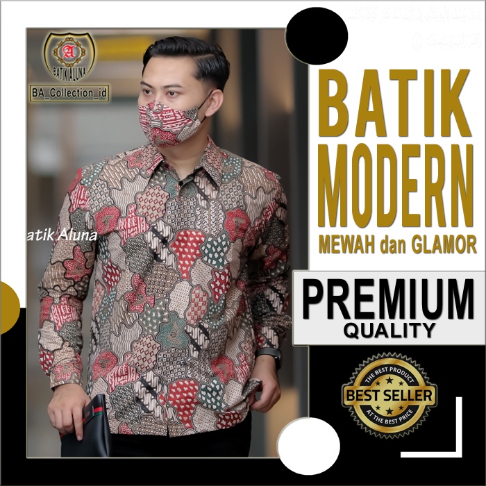 Batik Pria Lengan Panjang Premium Prabuseno Keris Agrapana Handara Rianty Batikula Trendy Heritage A