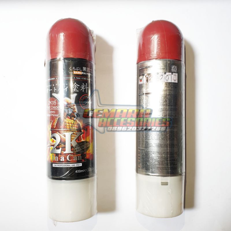 

Produk Pilox Samurai Paint Red Oxide 2K05 Anti Karat Epoxy Metal Primer 400 ml - Cat Semprot