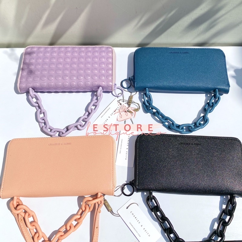 CK Chain Link Long Wallet