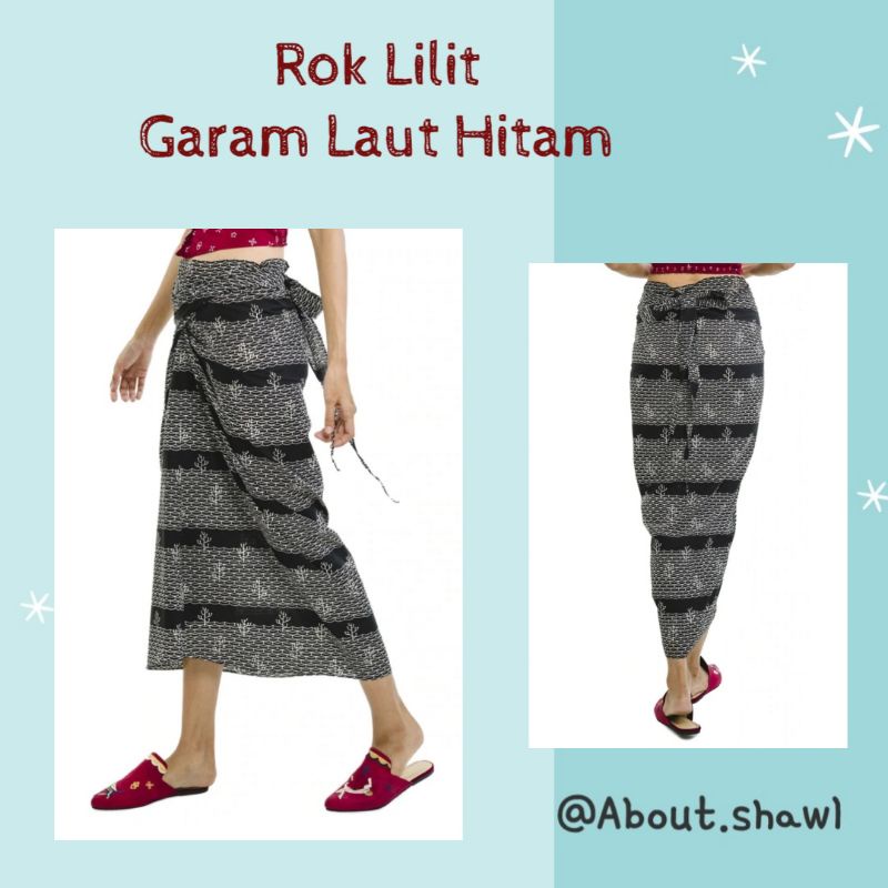 Rok Lilit Garam Laut Hitam Sejauh Mata Memandang
