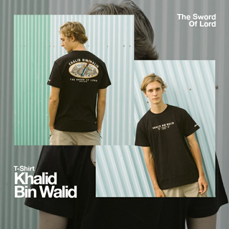 alknown Khalid Bin Walid (Sword) - Tshirt / Kaos Dakwah-2