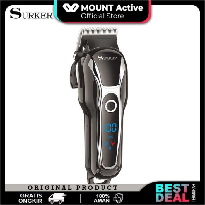 

SURKER Alat Cukur Elektrik Hair Clipper Trimmer Rechargeable - SK-805