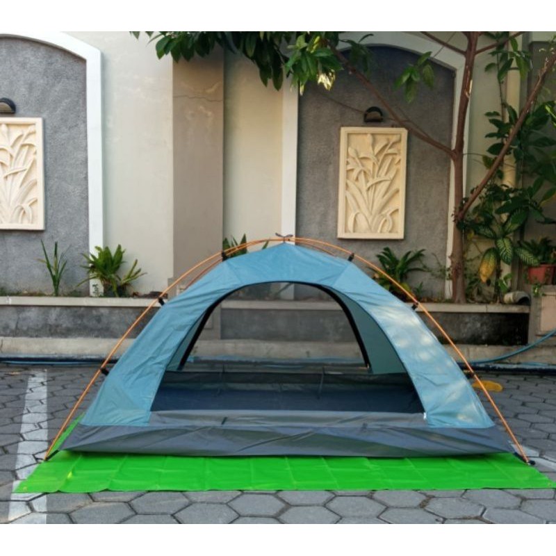 Tenda Dome Camping Compass Frame Alloy 2 Orang