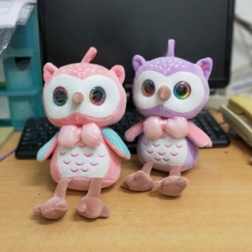 Boneka Burung Hantu Pita Size 9&quot;/27cm/boneka owl/animal boneka/boneka lucu/Boneka Kecil