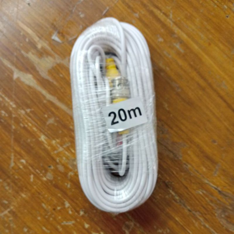 PROMO KABEL CCTV JADI PLUS CONECTOR 20M SIAP PAKAI HARGA MURAH MERIAH