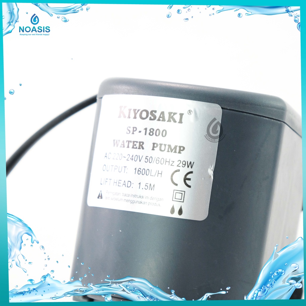 POMPA AIR CELUP AQUARIUM KIYOSAKI SP 1800 SUBMERSIBLE PUMP