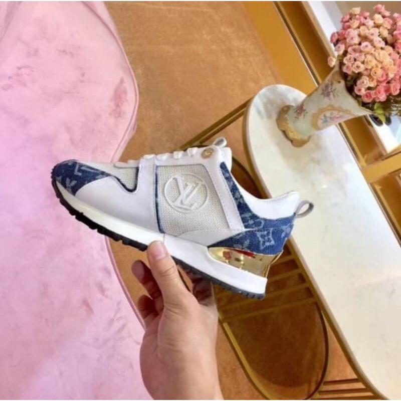 Louis Vuitton Run Away Sneaker &quot;Blue Monogram Denim/White&quot;